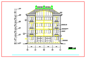 某5层私宅建筑cad施工设计图纸_图1