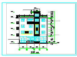 某私人商住宅楼建筑设计cad施工图纸_图1