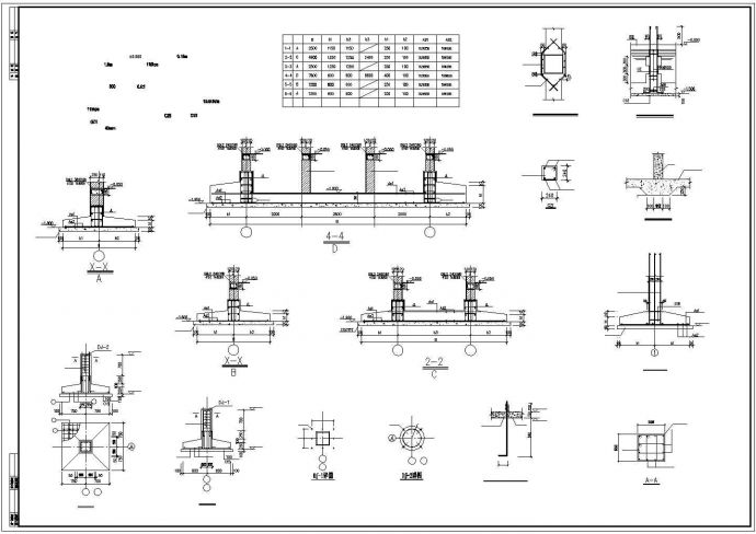 五层办公楼钢筋砼框架结构设计CAD图_图1