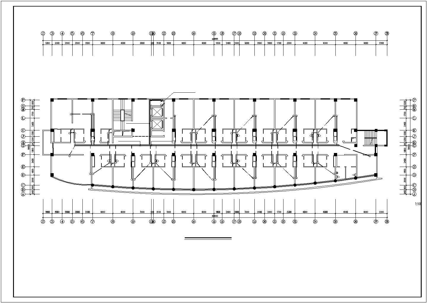 新型大酒店综合布线设计CAD详细参考图