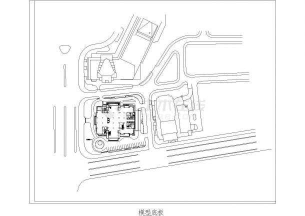 杭州利群小区多层住宅楼施工设计cad图纸-图二
