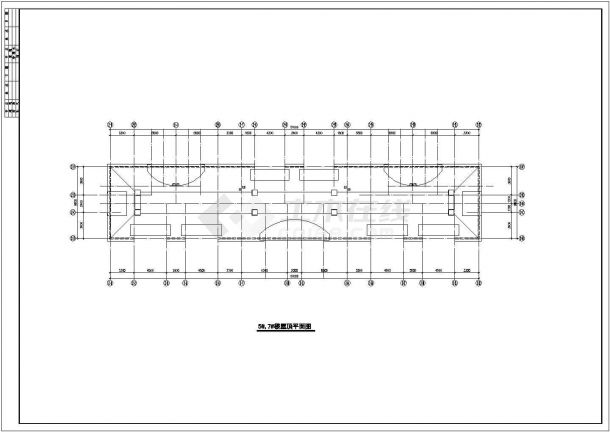 南苑多层住宅建筑楼底商私人住宅楼设计CAD详细建筑施工图-图一