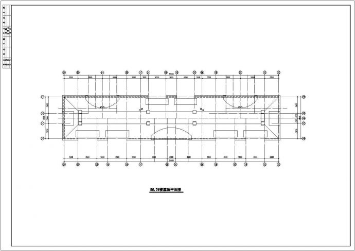南苑多层住宅建筑楼底商私人住宅楼设计CAD详细建筑施工图_图1