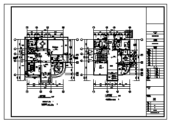 私宅设计_某三层框架结构私宅建筑施工cad图，含效果图_图1