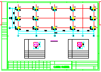 [重庆]单层框架结构变电所结构施工图-图一