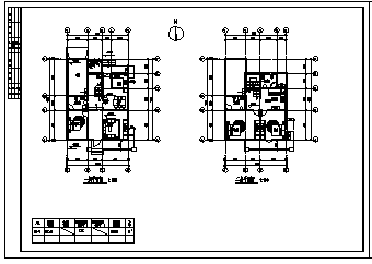 别墅设计_某三层中式单家独院式别墅建筑施工cad图纸_图1