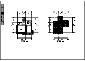 别墅设计_某三层中式单家独院式别墅建筑施工cad图纸-图二