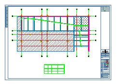 某精细供水服务中心结构全套设计CAD布置图_图1
