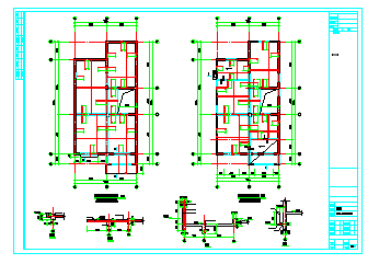 中层商业楼结构全套设计CAD布置图