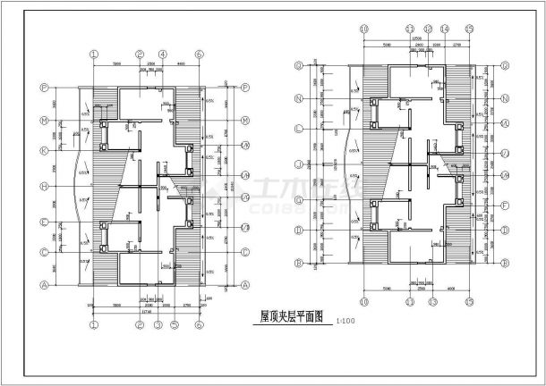 南宁底商私人住宅楼设计CAD详细建筑施工图-图二