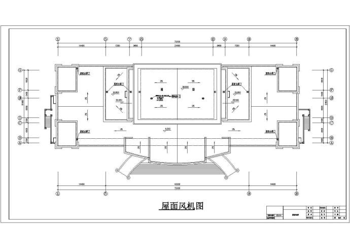 某高层写字楼空调平面详图_图1