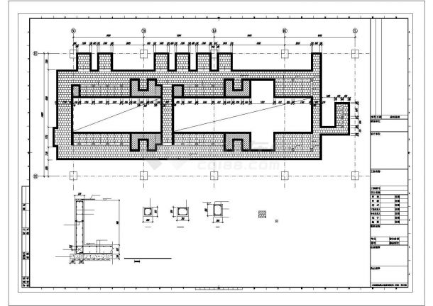 某单层钢桁架结构体育馆设计cad结构施工图（甲级院设计）-图一
