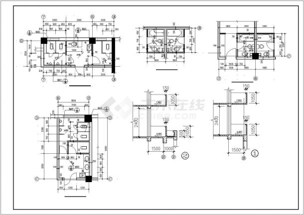 5层科技中心办公住宅楼建筑施工图-图二