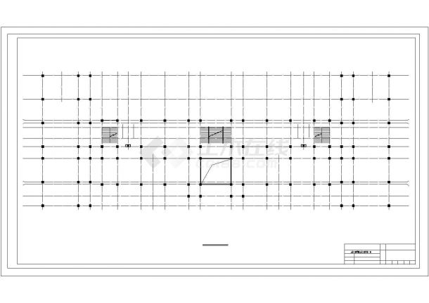 某五层职业技术学院教学楼毕业设计cad图纸(含计算书、建筑结构设计图)-图一