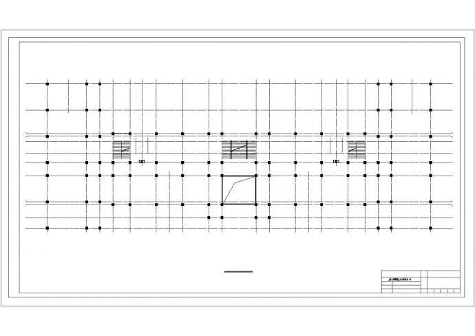 某五层职业技术学院教学楼毕业设计cad图纸(含计算书、建筑结构设计图)_图1