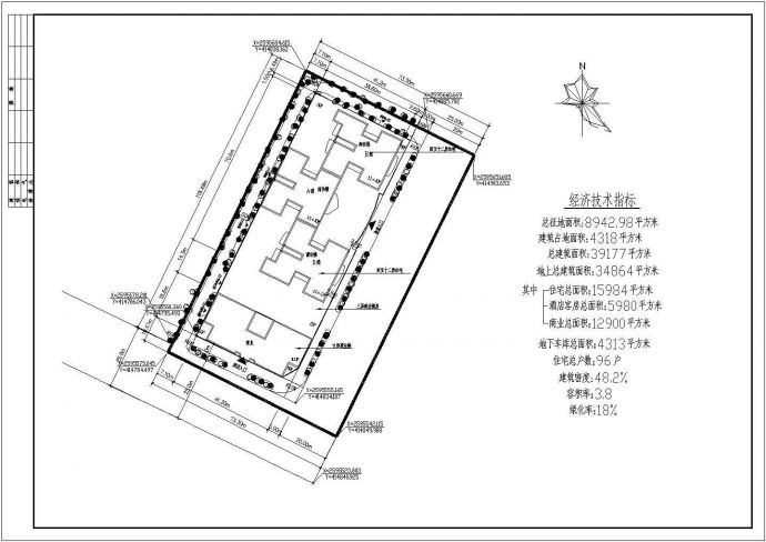 石家庄小高层商业住宅施工期临建（生活办公）用房设计CAD全套建筑施工图_图1