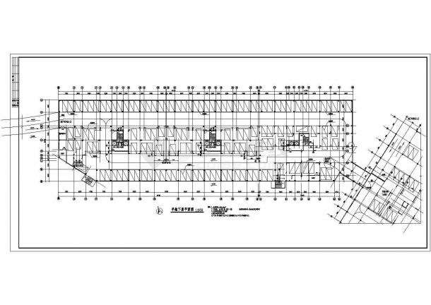 六盘水小区住宅施工期临建（生活办公）用房设计CAD全套建筑施工图-图二