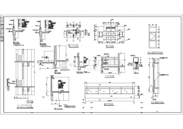 济南小高层建筑施工期临建（生活办公）用房设计CAD全套建筑施工图-图二