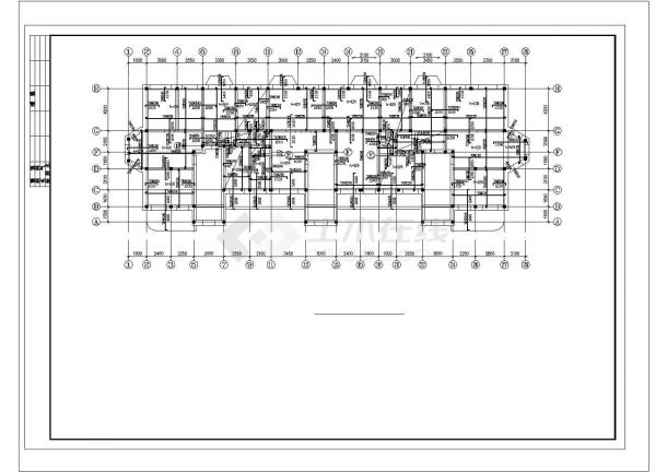 某多层钢筋混凝土结构住宅楼设计cad全套结构施工图（含设计说明）-图一