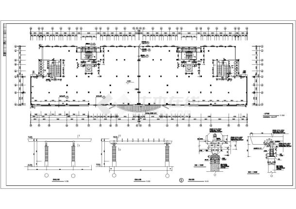 武汉小高层住宅全套底商私人住宅楼设计CAD详细建筑施工图-图一