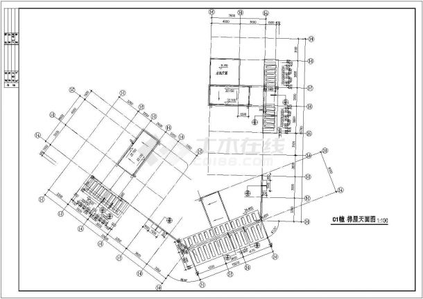 澳门新城市住宅区施工期临建（生活办公）用房设计CAD全套建筑施工图-图一