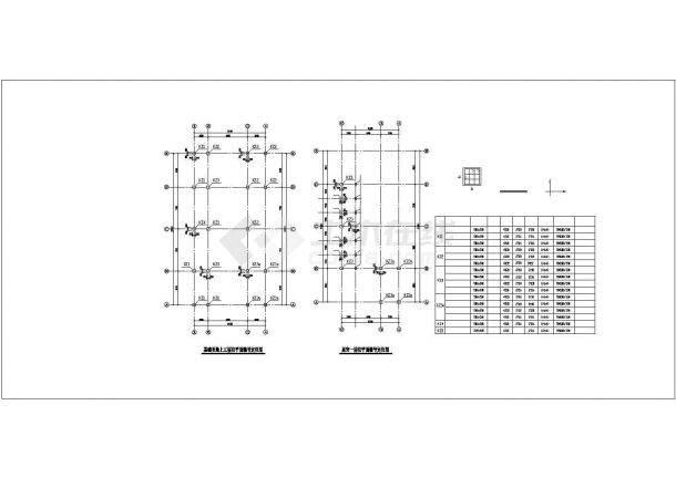 某多层钢结构配电室设计cad全套结构施工图（含设计说明，含水池设计）-图一