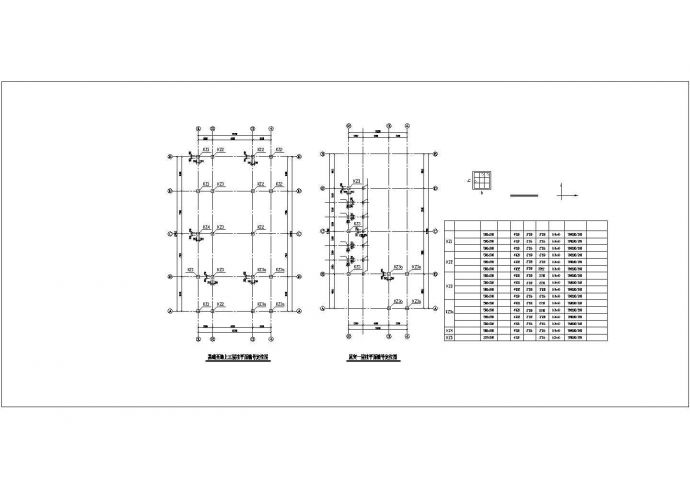 某多层钢结构配电室设计cad全套结构施工图（含设计说明，含水池设计）_图1