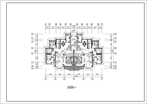 跃层楼住宅底商私人住宅楼设计CAD详细建筑施工图-图一