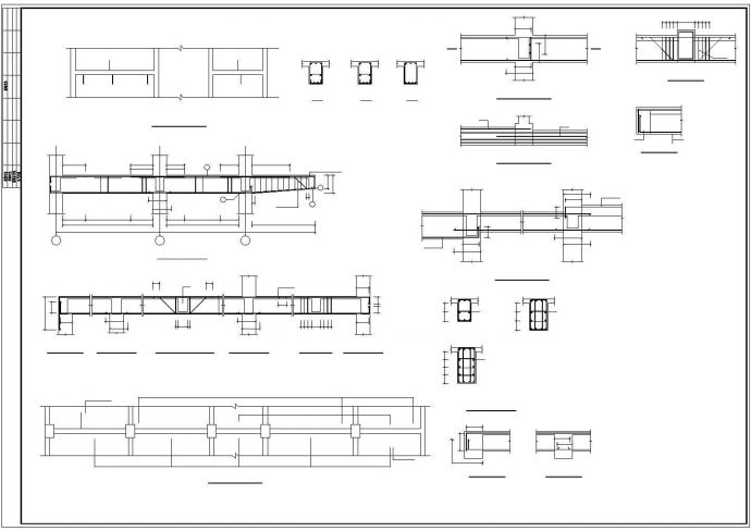 某房产公司多层框架结构综合楼设计cad全套结构施工图（含设计说明）_图1