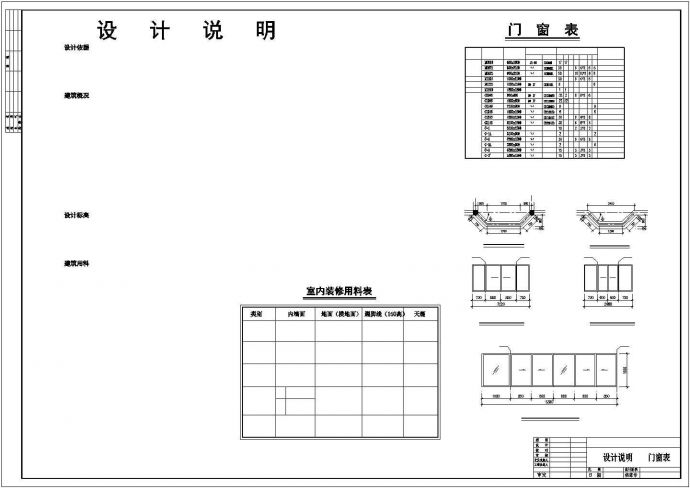 杭州某多层住宅楼底商私人住宅楼设计CAD详细建筑施工图_图1