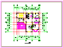 某错层别墅建筑结构施工cad设计图_图1