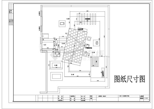 苏州市工业园区宏基大厦屋顶花园平面全套设计CAD图纸-图一