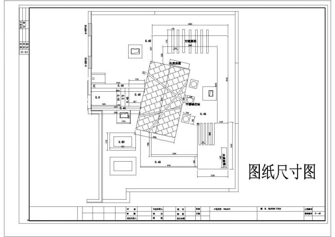 苏州市工业园区宏基大厦屋顶花园平面全套设计CAD图纸_图1