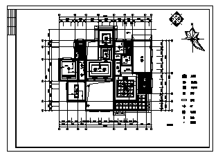 某二层欧式别墅室内全套装修施工cad图，别墅施工-图一