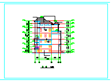 某地高级独栋别墅建筑施工cad设计图_图1