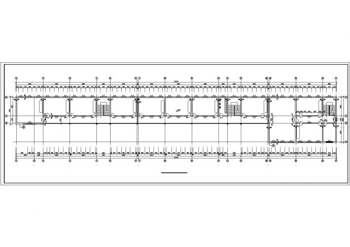 某3190平方米三层小学教学楼建筑施工图，含设计说明_图1