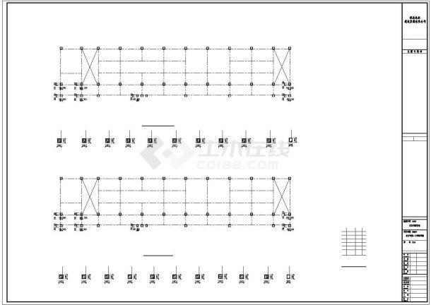 5层中学框架结构教学楼建筑施工图（独立基础）-图一