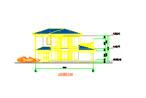 某地几套别墅建筑设计cad施工图纸-图一