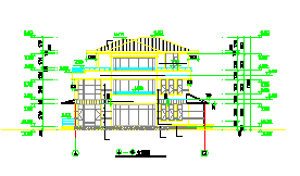 某经典别墅样板房建筑设计cad施工图_图1