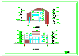 某两个别墅建筑初步设计cad施工图纸_图1