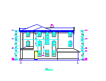 某别墅设计方案建筑cad图纸_图1