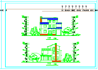 某小别墅方案cad建筑设计图_图1