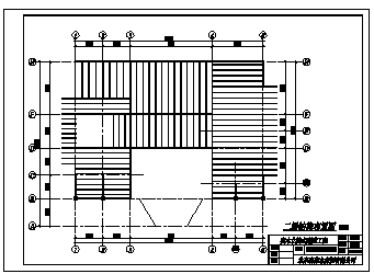 实木北美式别墅工程结构设计cad施工图-图二