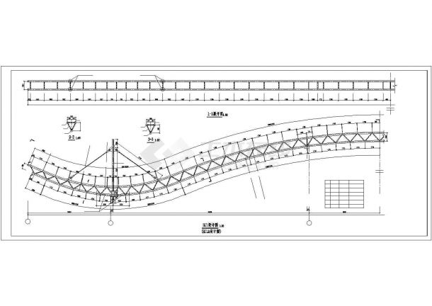 某地区仓库钢结构建筑全套设计施工CAD图纸-图二