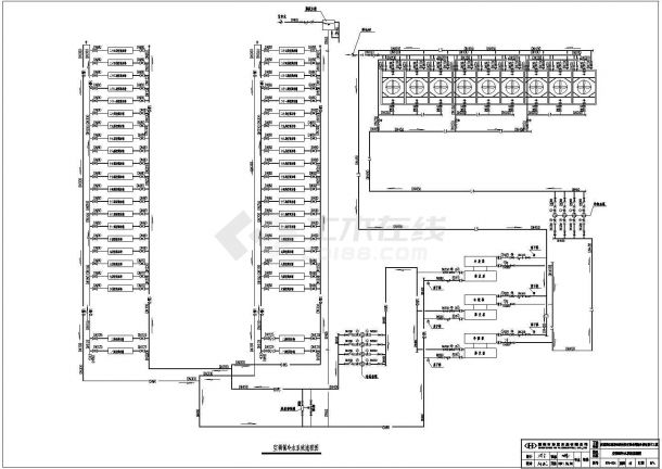 某大型建筑28层综合楼的空调制冷水系统流程图-图一