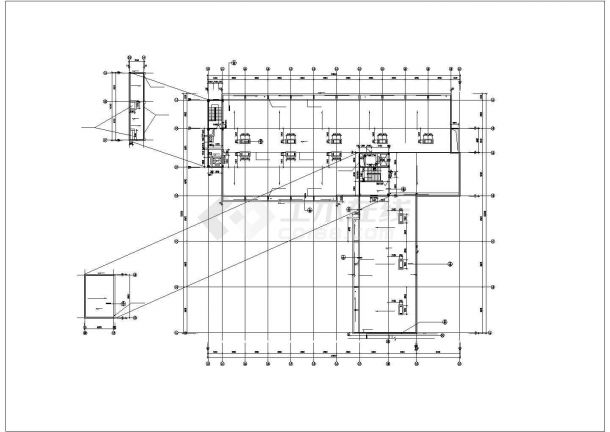 太原星桥花园小区住宅楼屋顶花园平面设计CAD图纸（2套方案/含尺寸图）-图一