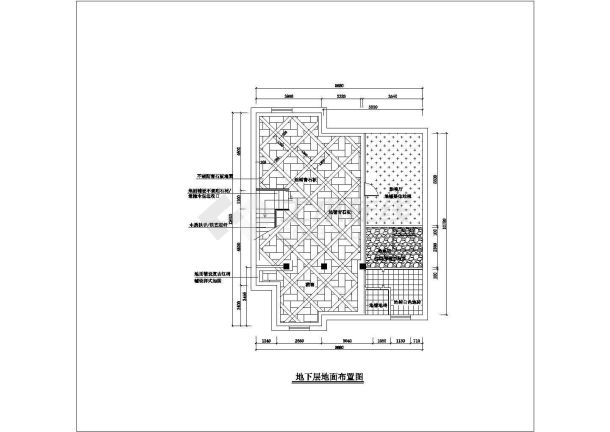 梅河口市两层别墅装修cad平面设计施工图-图一