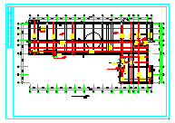 框剪结构商务楼建筑结构设计施工CAD图