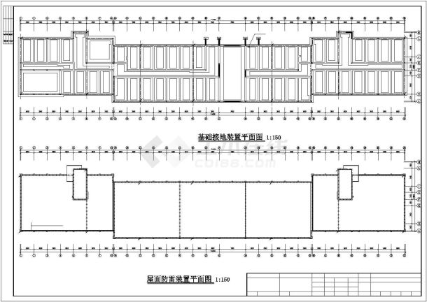 某大学公寓宿舍楼电气设计方案图纸-图一