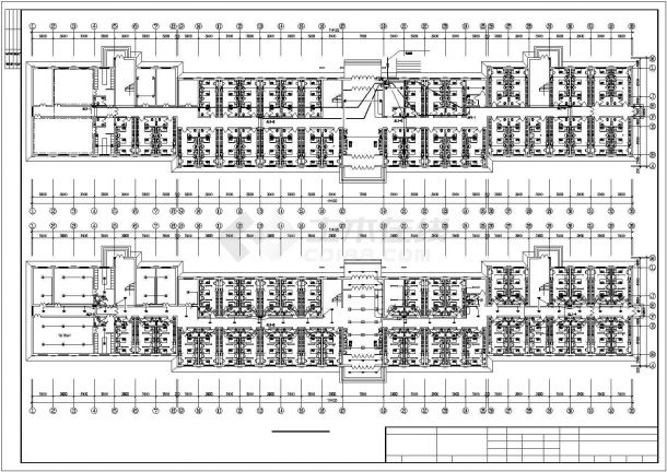 某大学公寓宿舍楼电气设计方案图纸-图二